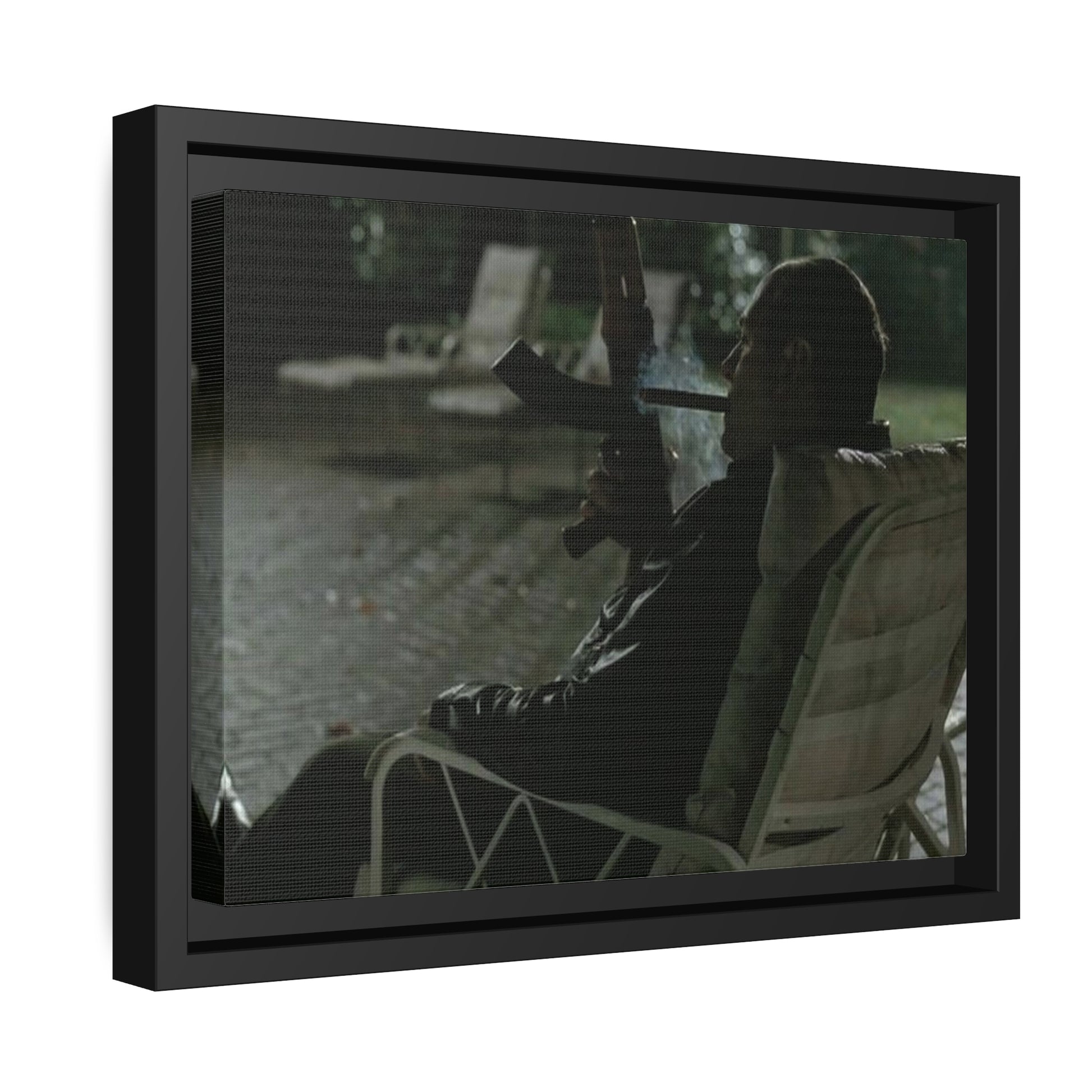 Matte Canvas, Black Frame